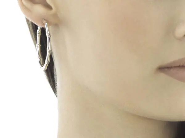 John Hardy Medium Hoop Earrings - Image 2