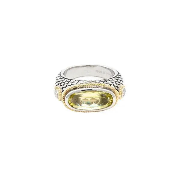 Andrea Candela Lemon Quartz Oval Ring