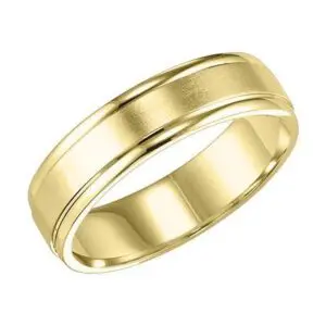 Frederick Goldman 14K Yellow Gold Wedding Band