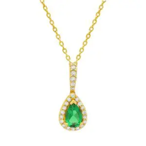 Fana Emerald Diamond Pendant