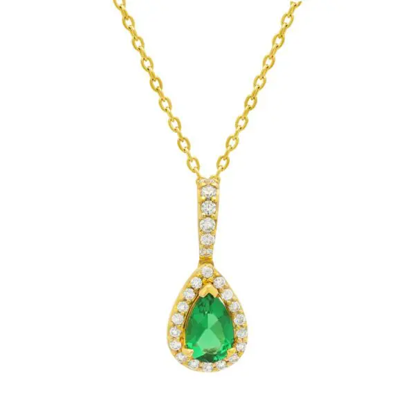 Fana Emerald Diamond Pendant