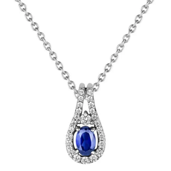 Fana Sapphire Diamond Pendant