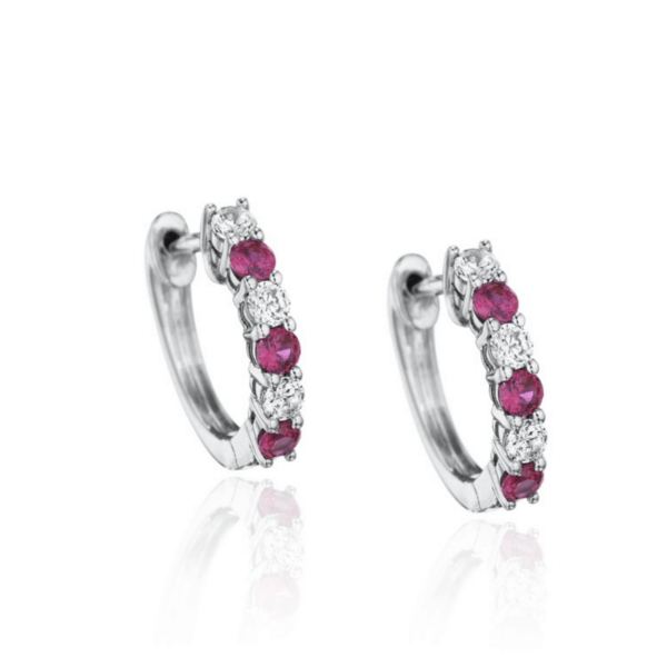 Fana Ruby Diamond Earrings