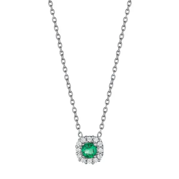 Fana Emerald Diamond Pendant