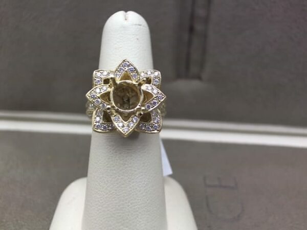 Chammas Jewelers 14K Yellow Gold Diamond Engagement Ring