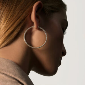 John Hardy Large Hoop Earrings