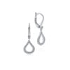 Gabriel & Co. 14K White Gold Diamond Pave Droplet Earrings