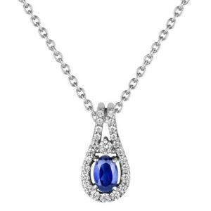 Fana Sapphire Diamond Pendant