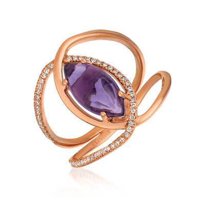 Le Vian 14K Strawberry Gold® Grape Amethyst™ Ring