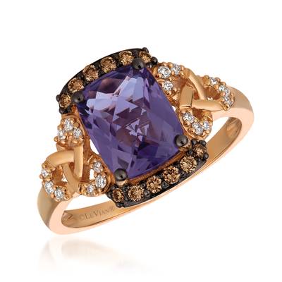 Le Vian 14K Strawberry Gold® Grape Amethyst™ Ring