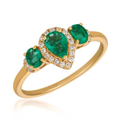 Le Vian 14K Honey Gold™ Costa Smeralda Emeralds™ Ring
