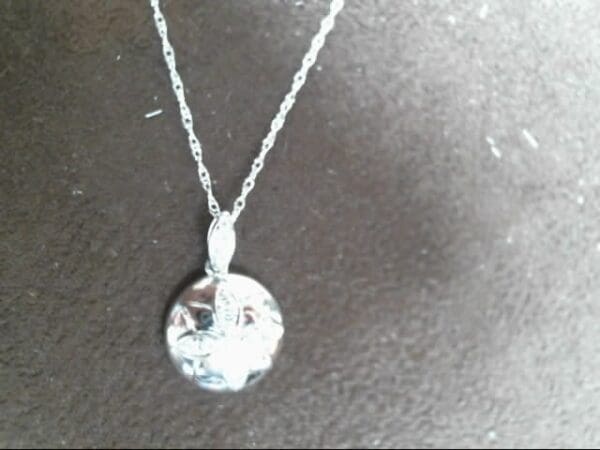 MWI Eloquence 14K White Gold Diamond Pendant
