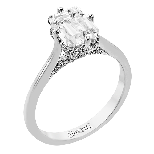 Lr4778-em Engagement Ring 18k White