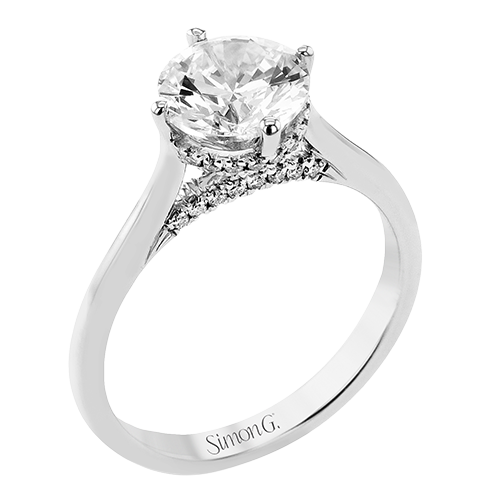 Lr4778-rd Engagement Ring 18k White